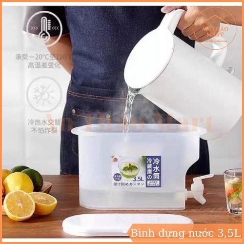 Bình Đựng Nước Để Tủ Lạnh, Bình Đựng Nước 3,5L Chuyên Dụng Để Trong Tủ Lạnh Siêu Tiện Lợi