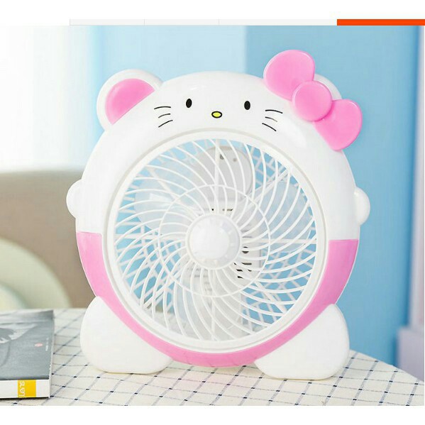 Quạt mini 💎SALE💎 cắm điện để bàn cầm tay hình thú nhân vật hoạt hình dễ thương nhỏ gọn cho bé | BigBuy360 - bigbuy360.vn