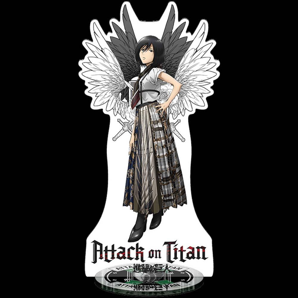 Mô Hình Nhân Vật Levi Ackerman Eren Jaeger Trong Attack on Titan Đứng Được REBUY1 Thẻ