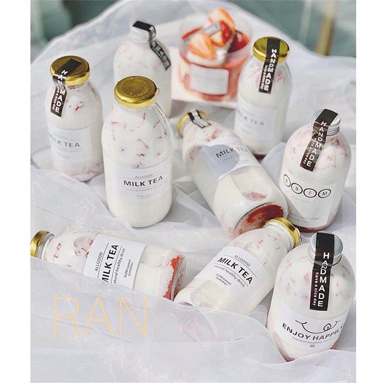 CHAI VUÔNG THỦY TINH 350ML NẮP NHÔM