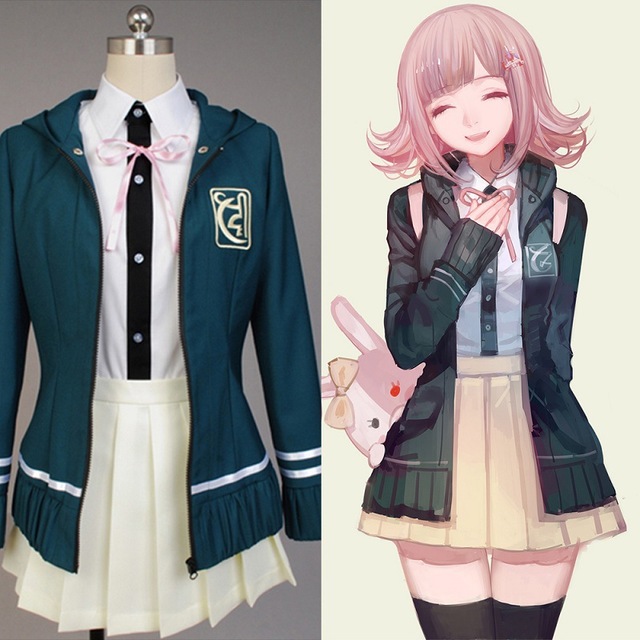 NEW Bộ Trang Phục Hóa Trang Nhân Vật Danganronpa Danggan-Ronpa Nanami ChiaKi  yhyt