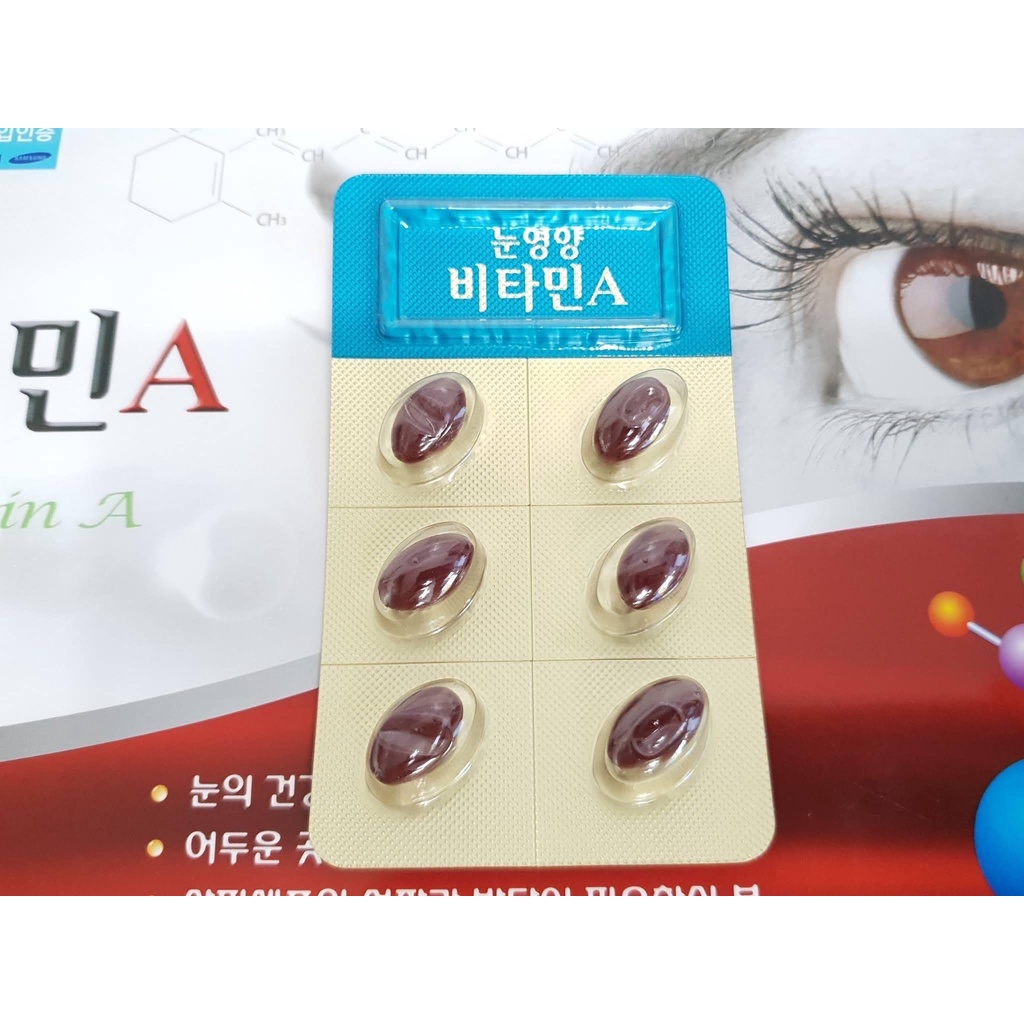 Viên Bổ Mắt VitaminA Health Of Eye 120 viên Hàn Quốc - linhnhikorea