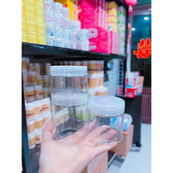 Hủ đựng kem 500g trong suốt