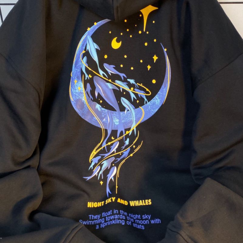 Áo Khoác Hoodie Form Rộng Phối Zip Unisex SKY Vải Nỉ Bông Nhẹ | BigBuy360 - bigbuy360.vn