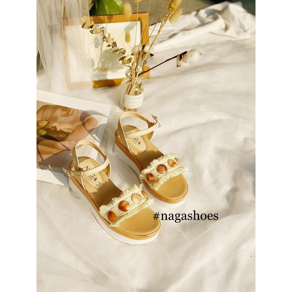 SANDAL NAGASHOES QUAI NGANG TUA RUA PHỐI NÚT NAS182