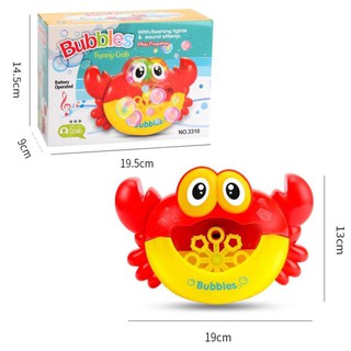 Hoailam15p Đồ chơi Cua thổi bong bóng tạo bọt vb14s