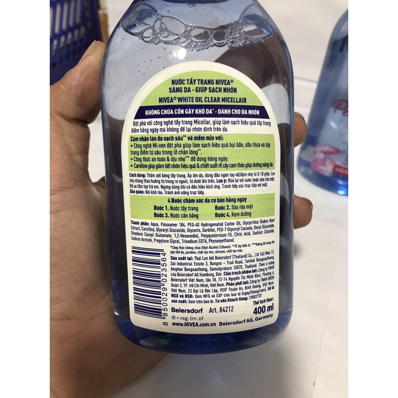 [HÀ NỘi] Nước Tẩy Trang NIVEA 125ml, 200ml, 400ml