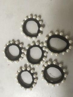 Sỉ 10 dây buộc tóc hạt trai