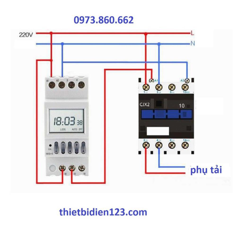 Timer tháng NKG-5, Công tắc hẹn giờ chu kỳ tháng chuyển 15 ngày/lần