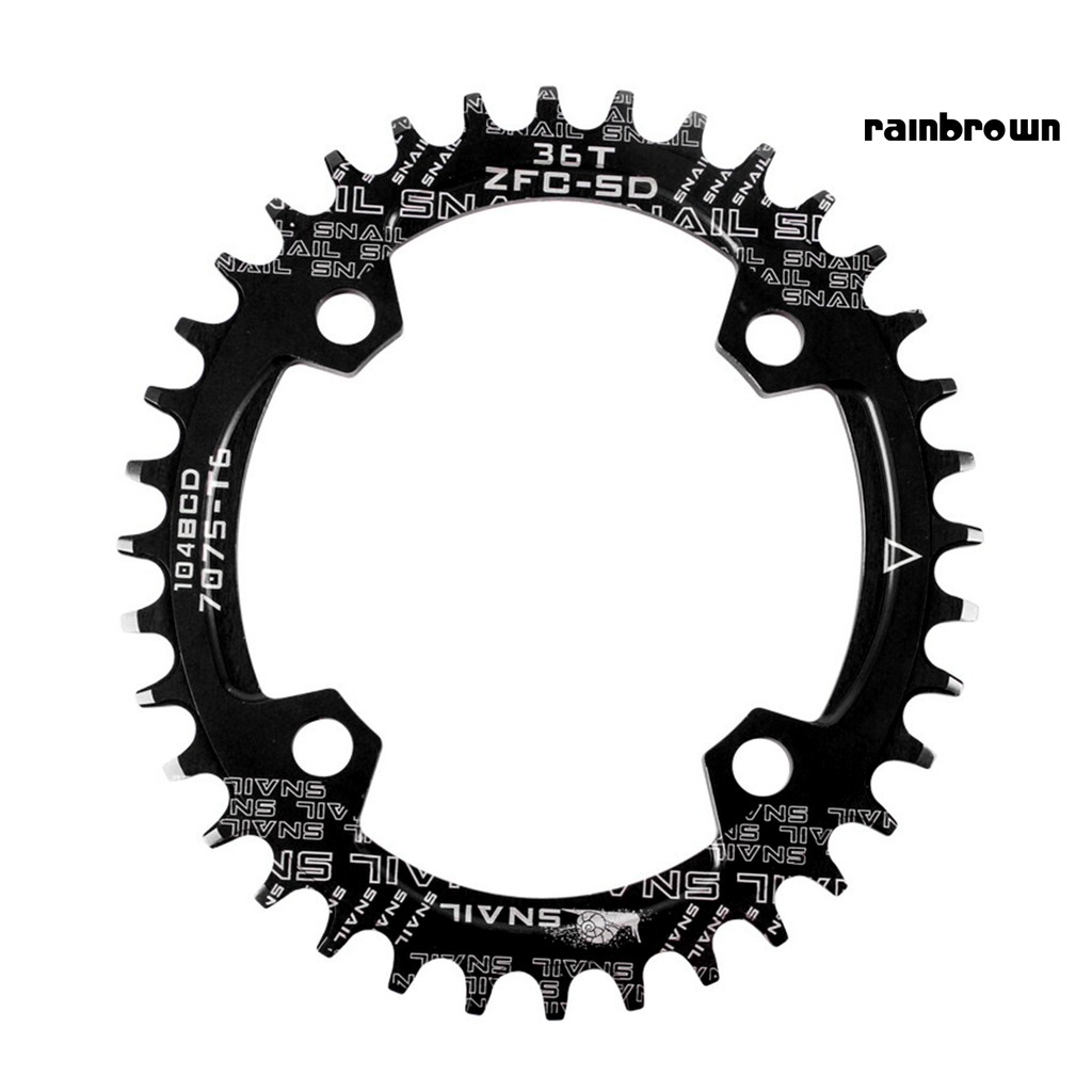 Đĩa Xích Đơn / Tròn / Oval 104BCD 32T 34T 36T 38T Chuyên Dụng Cho Xe Đạp