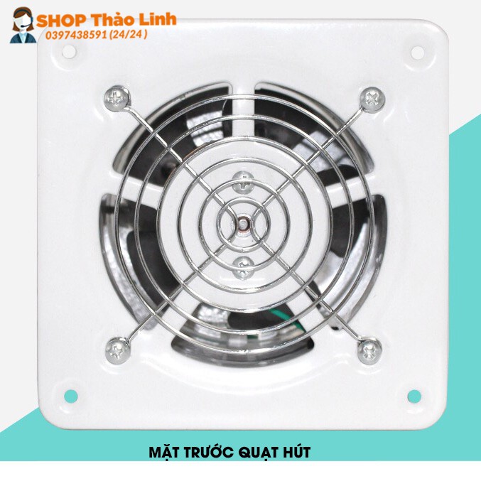 Quạt hút gió , hút gió nhà bếp , nhà tắm , nhà vệ sinh - FD-100 màu trắng ( Công xuất : 25W )  ống gió đường kính 9,3cm