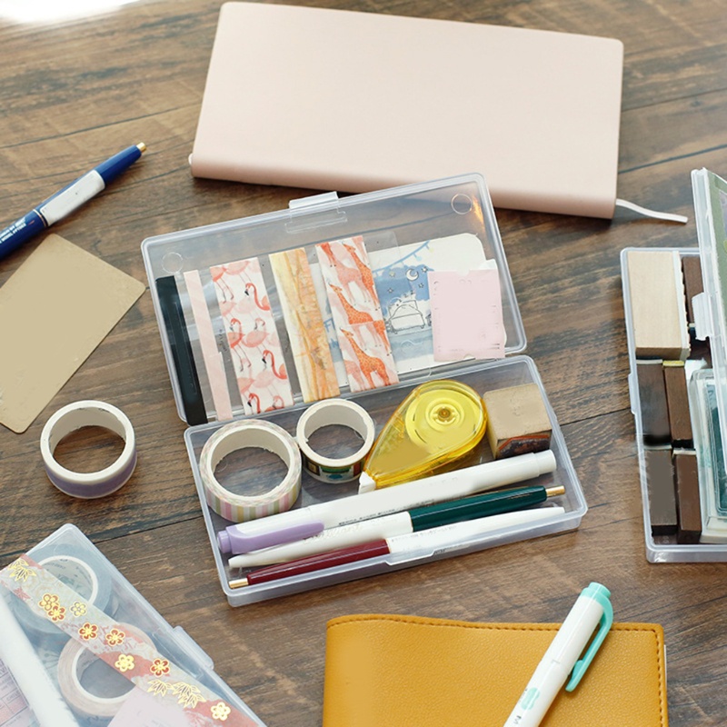 Hộp Đựng Bút Bằng Nhựa Sức Chứa Lớn Tiện Dụng