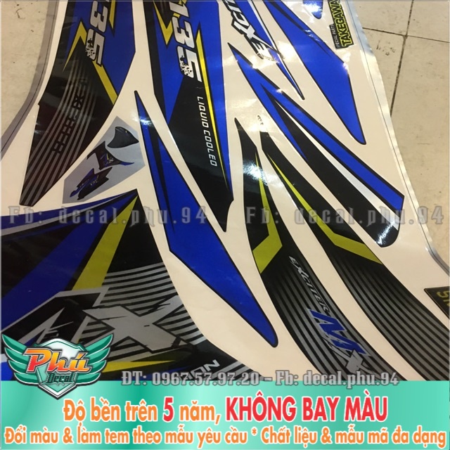 Tem rời exciter 135 Candy cao cấp -1