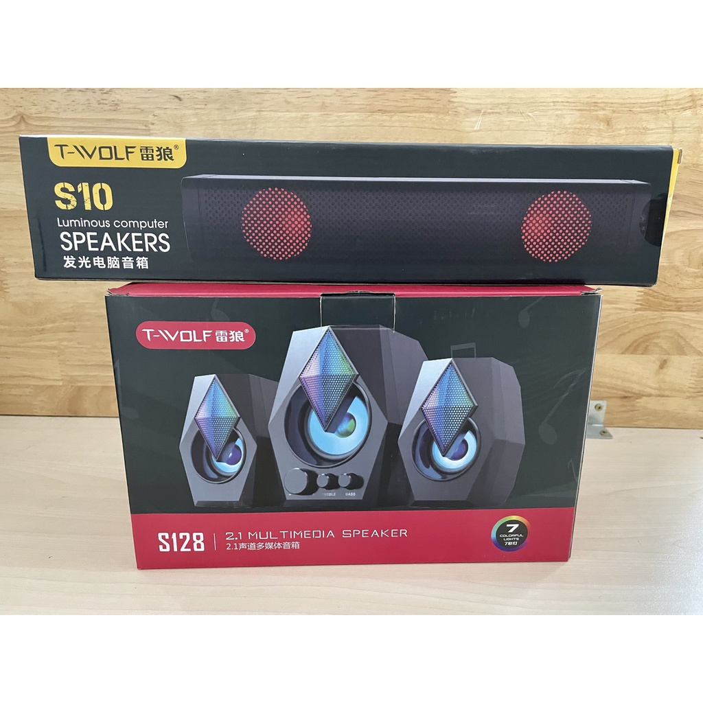 Loa vi tính T-WOLF Soundbar S10 – Nguồn USB (BH 3 Tháng) SPTECH COMPUTER