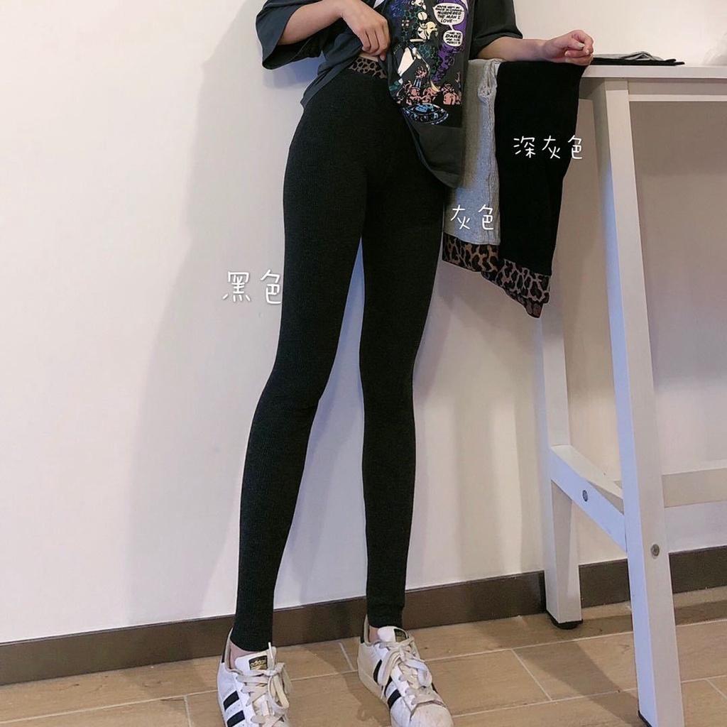 Quần legging nữ cạp cao dáng dài ôm chân bigsize dày dặn ấm áp len tăm chuẩn hàng Quảng Châu loại 1