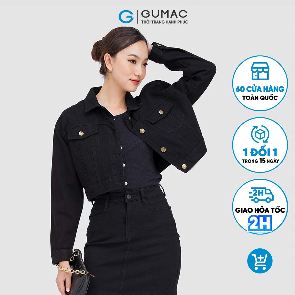 Áo khoác jeans nữ thời trang GUMAC AJC05040