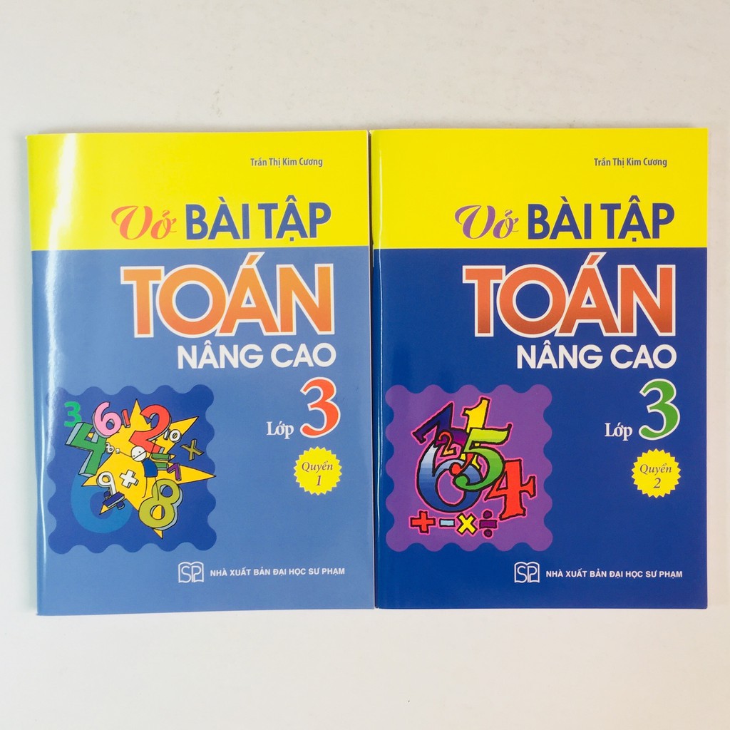 Sách - Vở Bài Tập Toán Nâng Cao Lớp 3 Tập 1+ 2