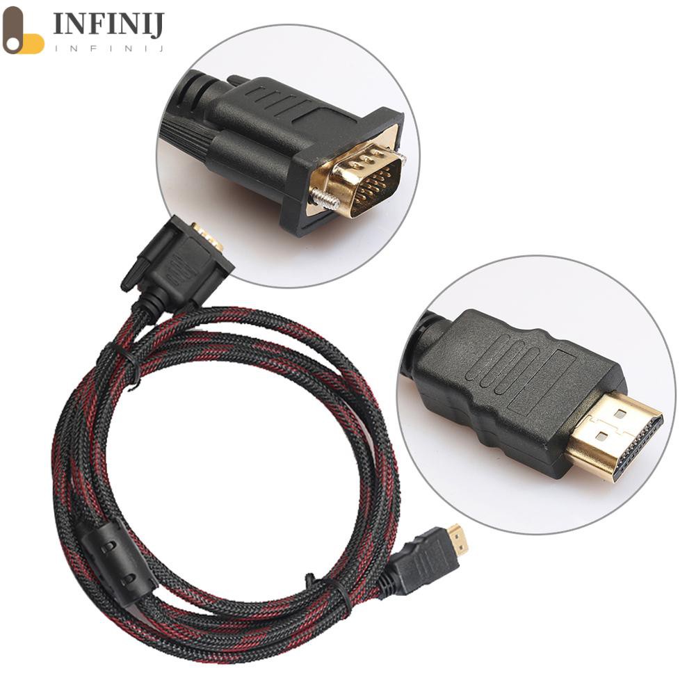 (Infinij) Dây Cáp Chuyển Đổi Hdmi Sang 15pin Vga 1.5m