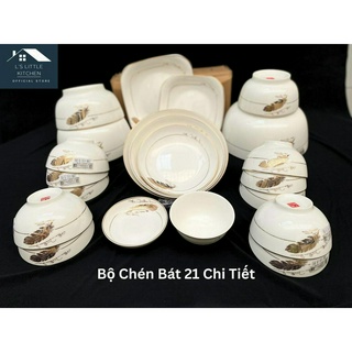 Bộ Chén Ăn Cơm Sứ Siêu Nhẹ Cao Cấp, Chén Cơm Cao Cấp (Hình & Video Thật 100%)