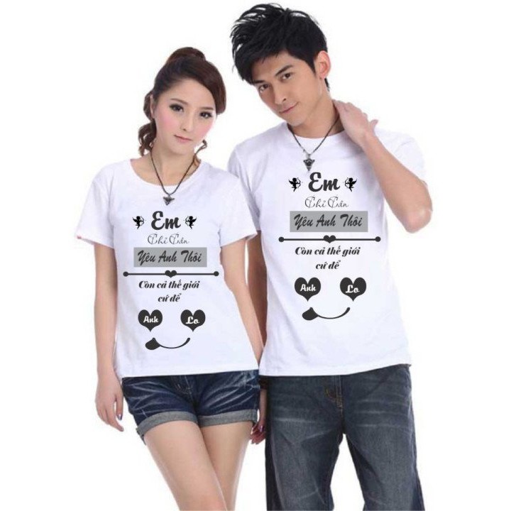 [ HOT ] [CỰC HOT] ÁO THUN NAM NỮ IN HỌA TIẾT MẶC CẶP MẶC ĐƠN ĐỀU ĐẸP ĐỦ SIZE ĐỦ MÀU SIÊU ĐẸP SIÊU HOT-ATNN15
