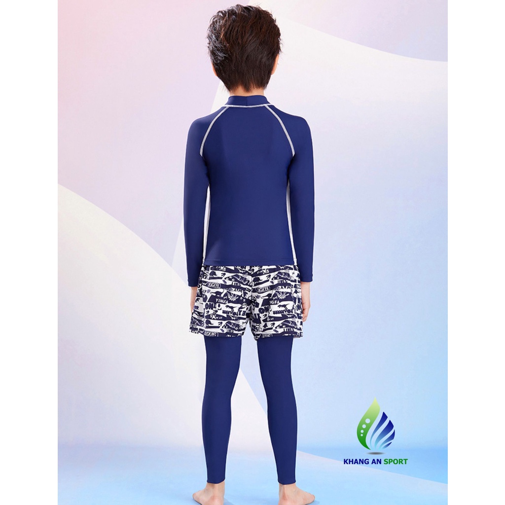 Bộ đồ bơi rời chống nắng bé trai  20-45kg Yingfa Y0555