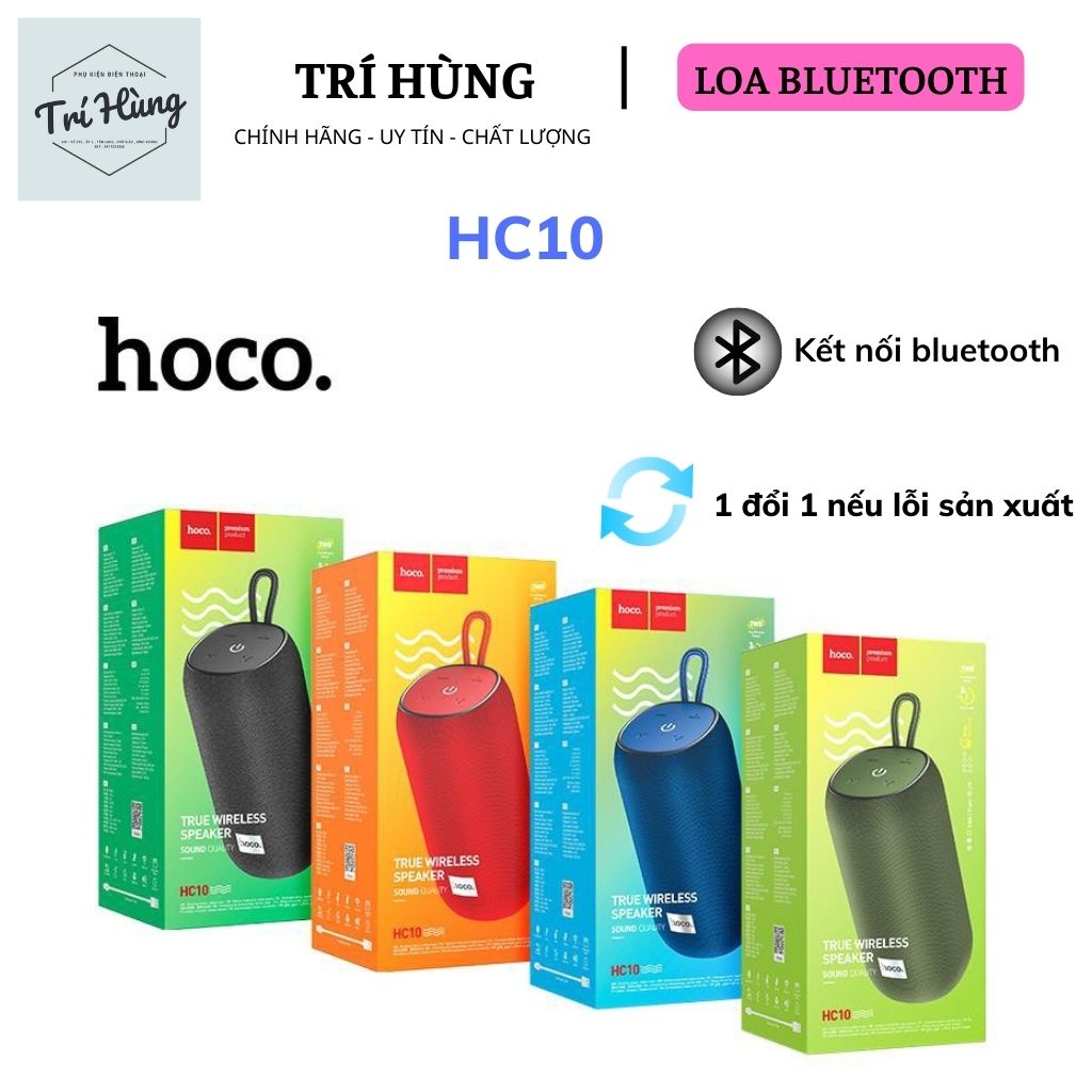 Loa bluetooth HC10 kết nối bằng điện thoại hoặc gắn thẻ nhớ đều được . Âm thanh lớn , sống động