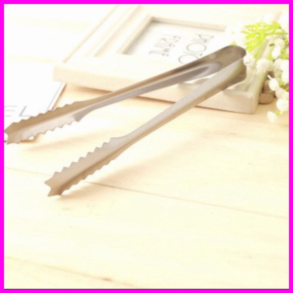 Kẹp gắp đá inox