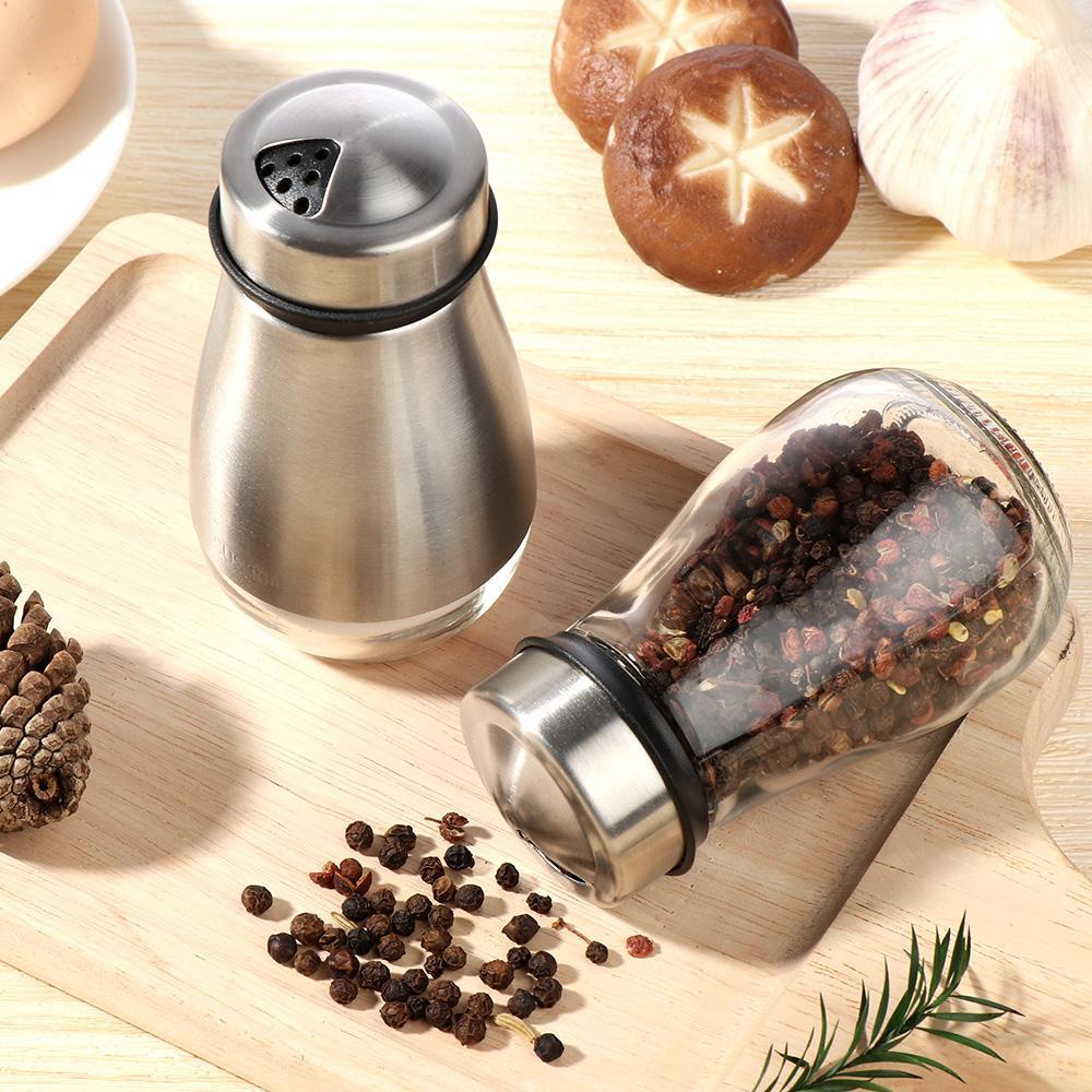 Lọ Rắc Tiêu Bằng Kính Có Lỗ Tiện Lợi