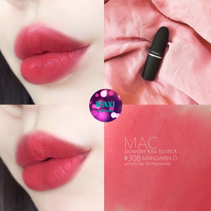 Son MAC Mandarin O Màu 308 Hồng San Hô