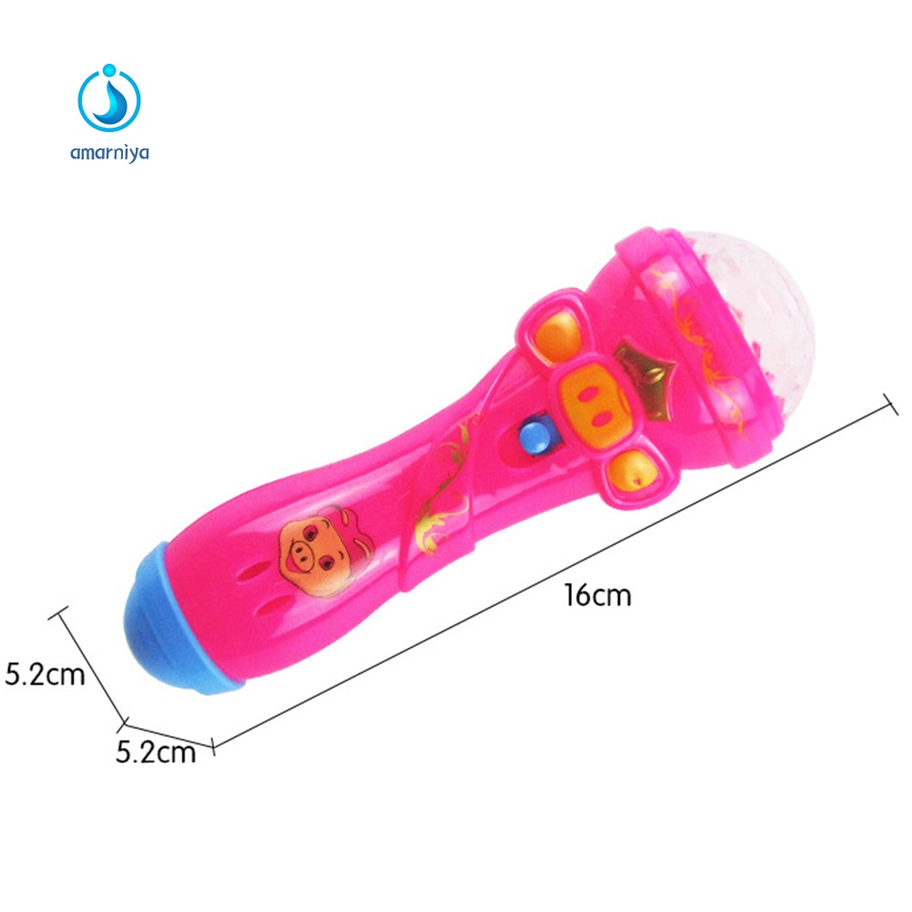 Micro Đồ Chơi Không Dây Có Đèn Dùng Hát Karaoke Cho Trẻ Em