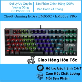 Bàn Phím Cơ Gaming EDRA EK3087v2 New 2021 - LED Rainbow - Hàng Chính Hãng - Full switch - Bảo hành 24