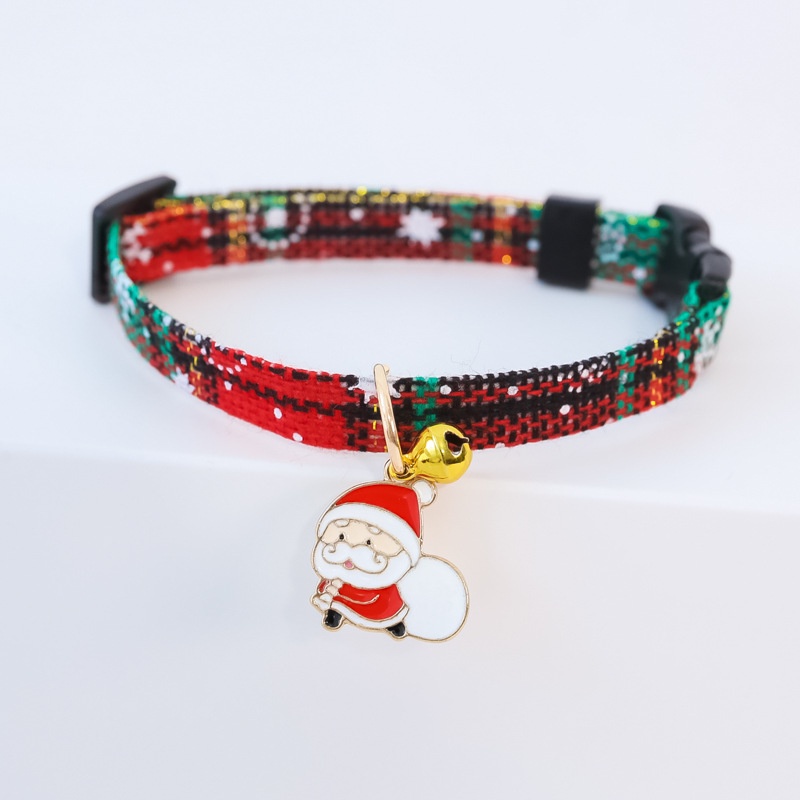 Kawaii Giáng Sinh Cho Mèo Vòng Cổ Cho Chó Nhỏ Ông Già Noel Cây Thông Noel Cho Thú Cưng Vòng Cổ Cho Mèo Con Phụ Kiện Cổ Cho Kỳ Nghỉ Vòng Cổ Cho Thú Cưng