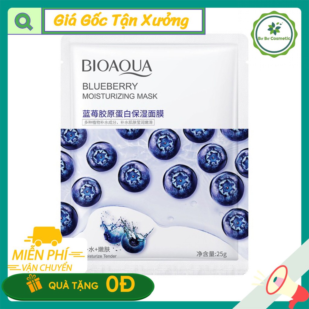 Mặt nạ chiết xuất thiên nhiên Nội Địa Trung BIOAQUA dưỡng da, cấp cẩm, đều màu da | BigBuy360 - bigbuy360.vn