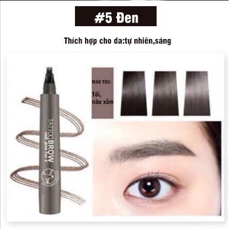 Bút Kẻ Mày Phẩy Sợi Suake Eyebrown Contuoring Hàng Chính Hãng Nội Địa Trung | BigBuy360 - bigbuy360.vn