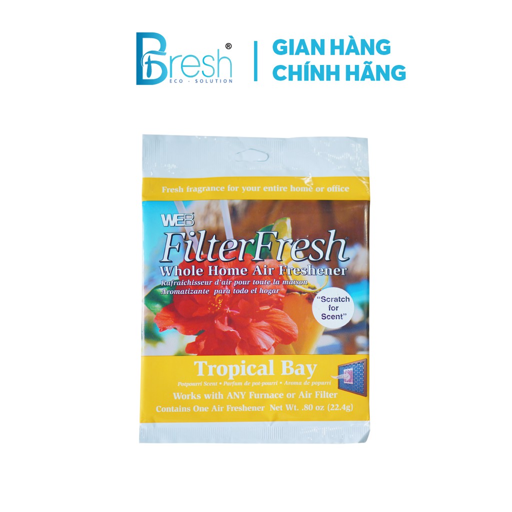 BFRESH Bộ lọc không khí máy lạnh Filter Fresh Tropical Bay