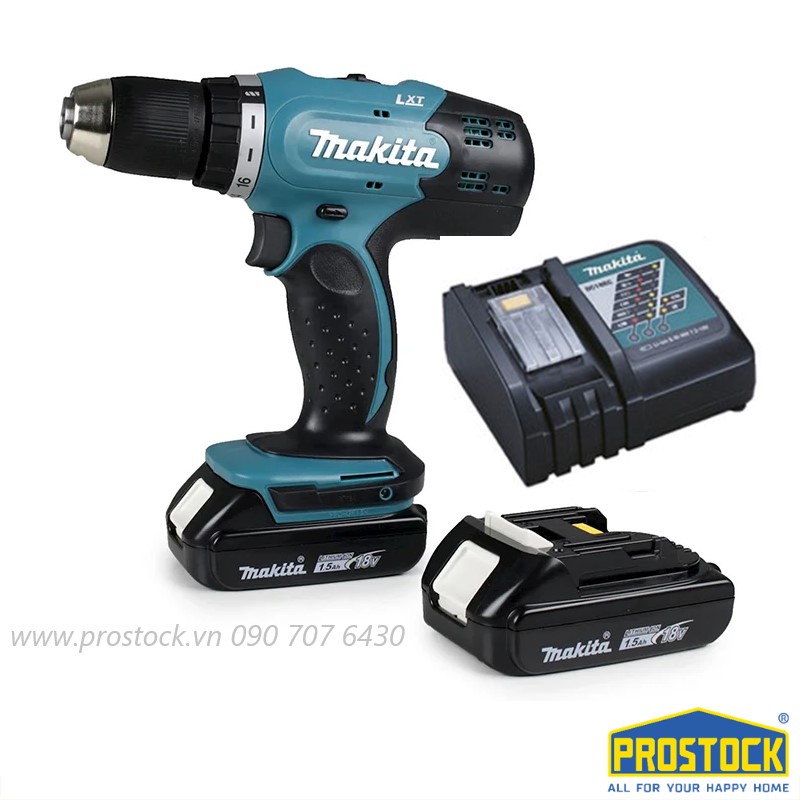 Máy khoan và vặn vít dùng pin 18V MAKITA DDF453SYE (bao gồm pin và sạc) MK