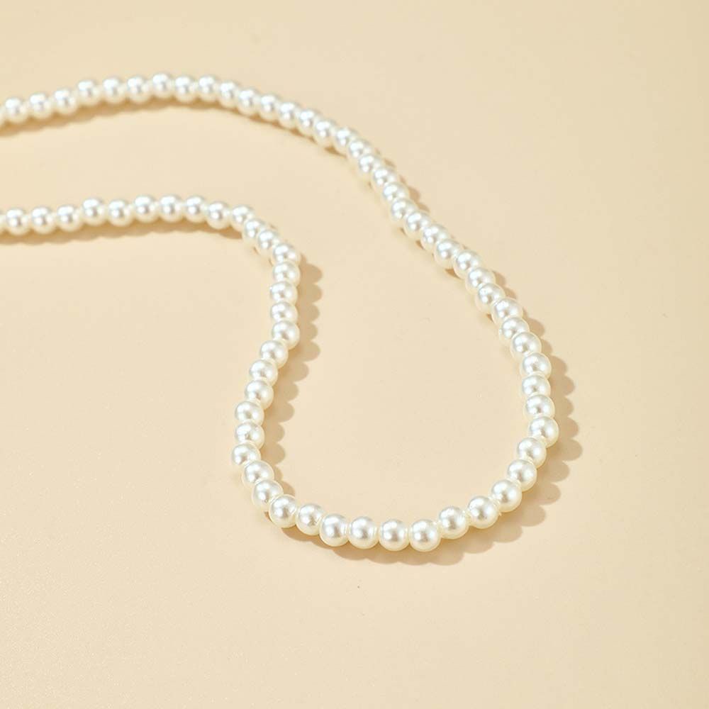 Vòng cổ choker đính hạt ngọc trai phong cách Hàn Quốc thanh lịch cho nữ