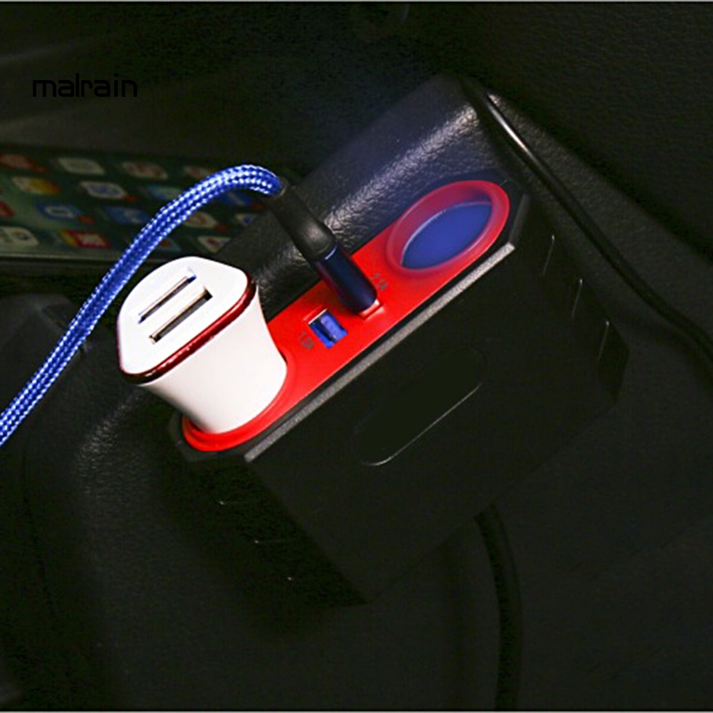 Củ Sạc Điện Thoại 2 Cổng USB 120W 3.1A Cho Xe Hơi