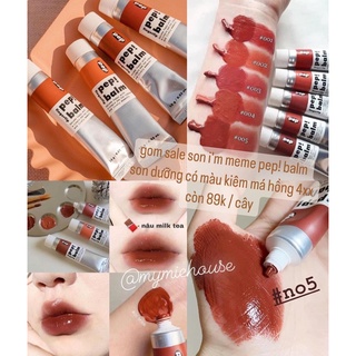 Son dưỡng + má hồng 2in1 I'm meme pep! balm