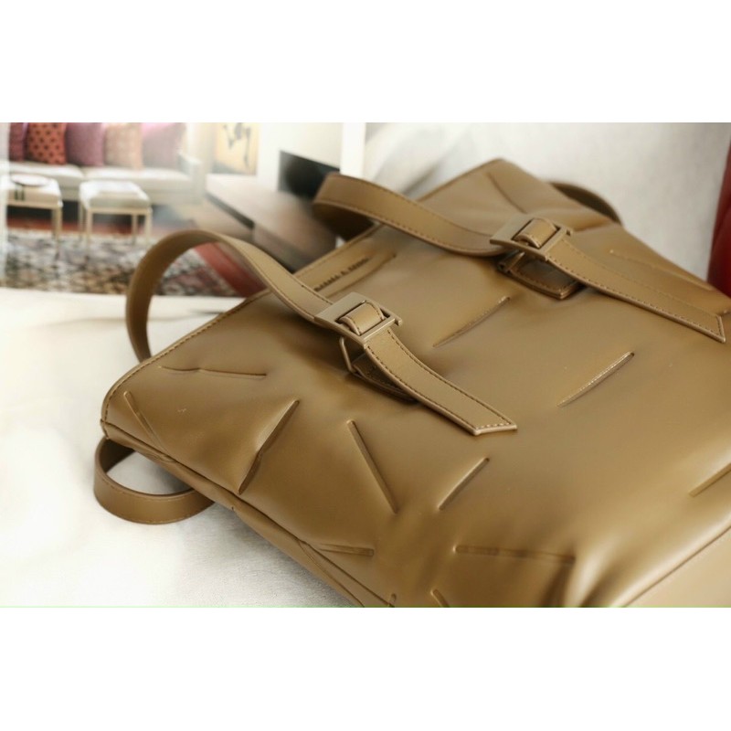 TNS-Túi tote công sở form vuông hottrend khoá kéo CnK pufet tote-chất da mềm cao cấp chần bông-màu nâu cofee cực tây