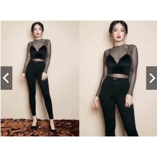 Áo bra satin phi bóng bản to