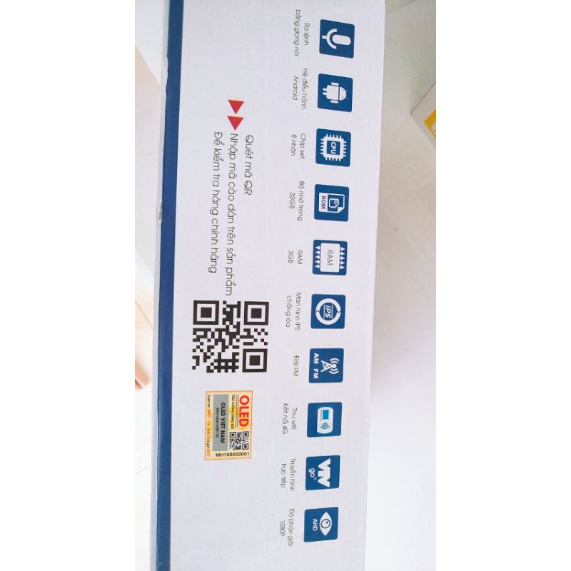 Màn hình Android Oled C8 New(Dưỡng+Camera lùi) tích hợp camera 360 –Cấu hình Ram 3 – Rom 32 Bảo Hành chính hãng 18 tháng | BigBuy360 - bigbuy360.vn