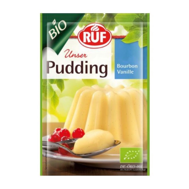 Bột Pudding Hữu Cơ Ruf Bio ĐỨC Vị Vani thật RUF BIO