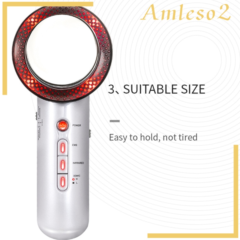 [AMLESO2]3 in1 Infrared Ultrasonic Instrument Body Facial Beauty Slimming Machine