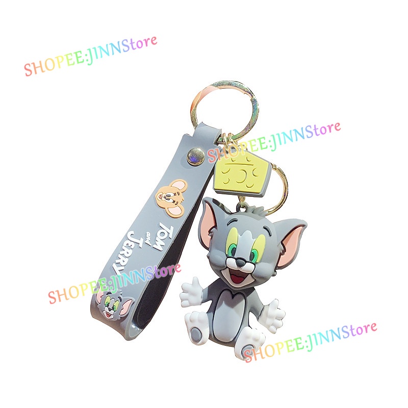 Móc khóa hình búp bê hoạt hình Tom and Jerry dễ thương