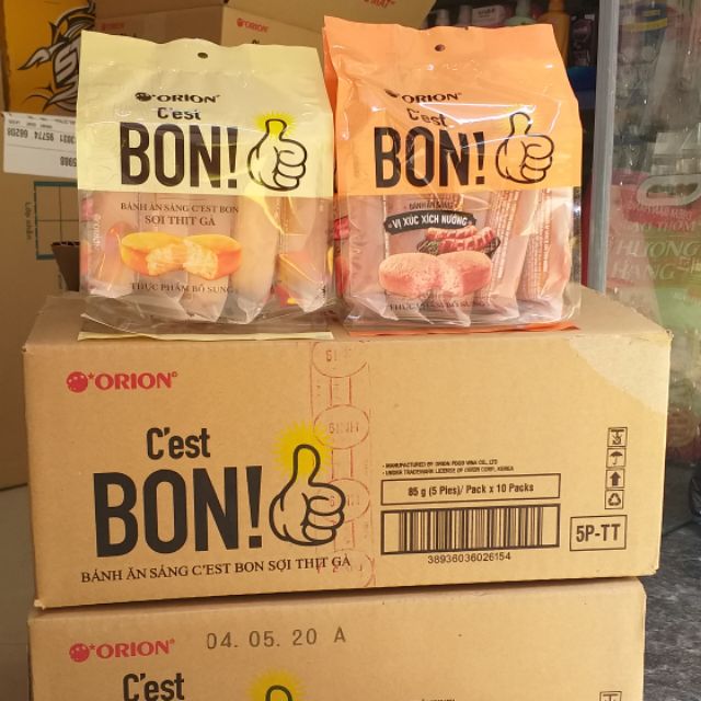 Bánh ăn sáng C'est Bon 85g(bịch 5 gói x 17g/20,3g)