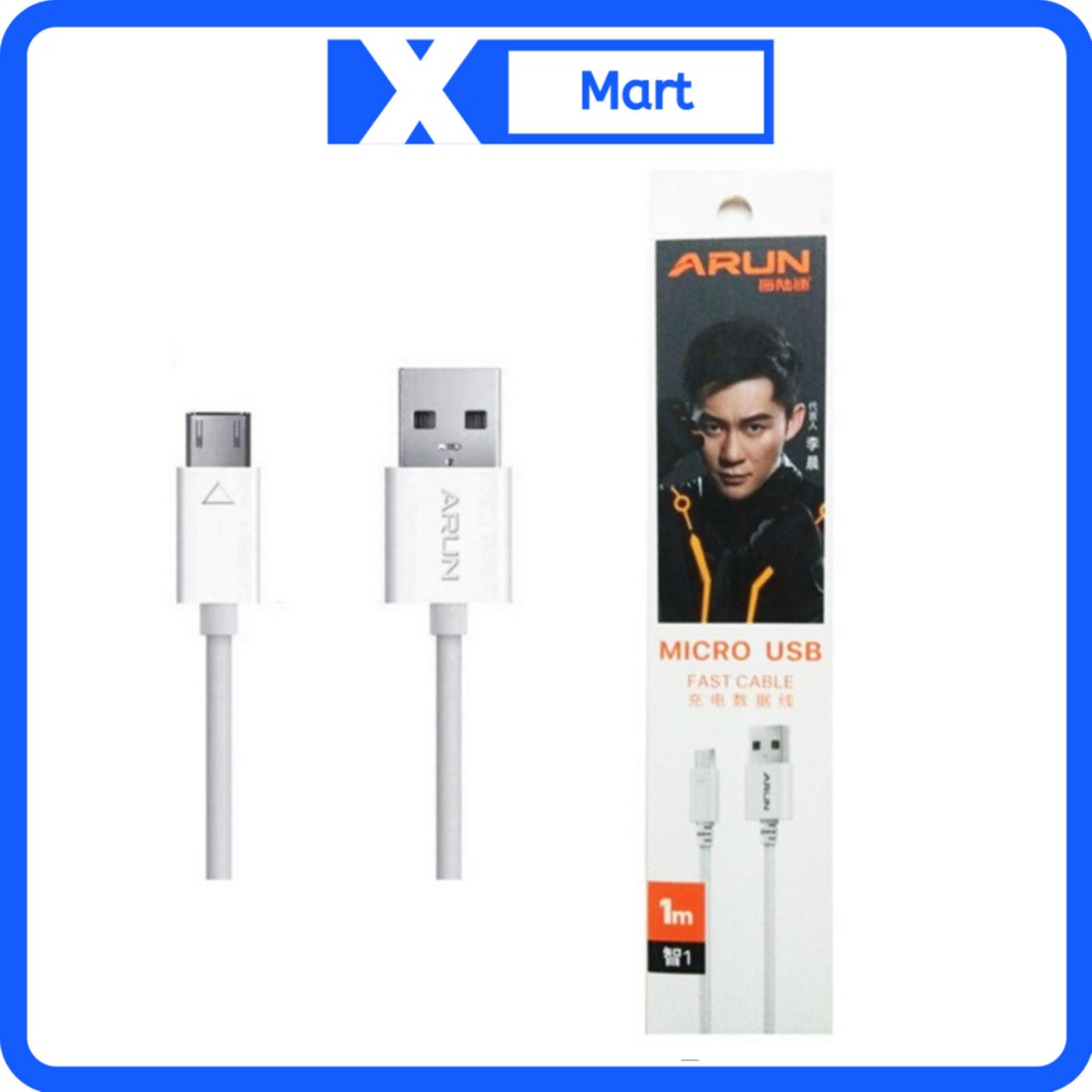 Cáp sạc ARUN cho các dòng điện thoại Android - Dây sạc dài 1 mét