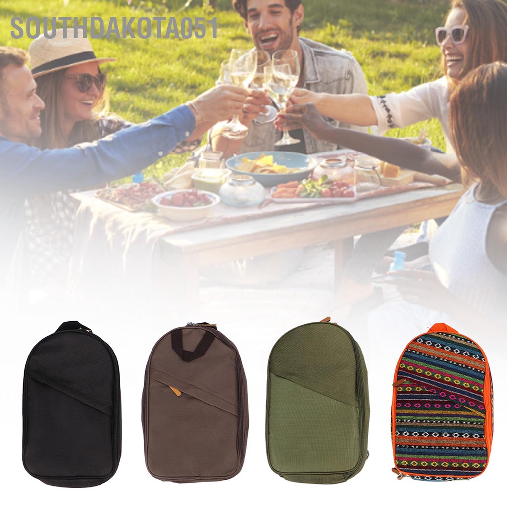Southdakota051 Túi đựng đồ dùng cắm trại Thiết kế nhỏ gọn Polyester bền Di động được sử dụng rộng rãi Dụng cụ tổ chức để BBQ