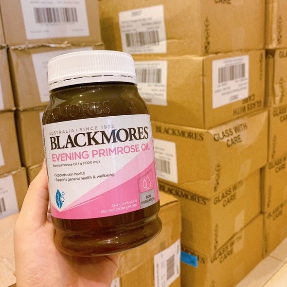 Hoa anh thảo Blackmores Evening primrose oil 190 capsules - ĐỦ BILL- ĐI AIR- DATE 2024