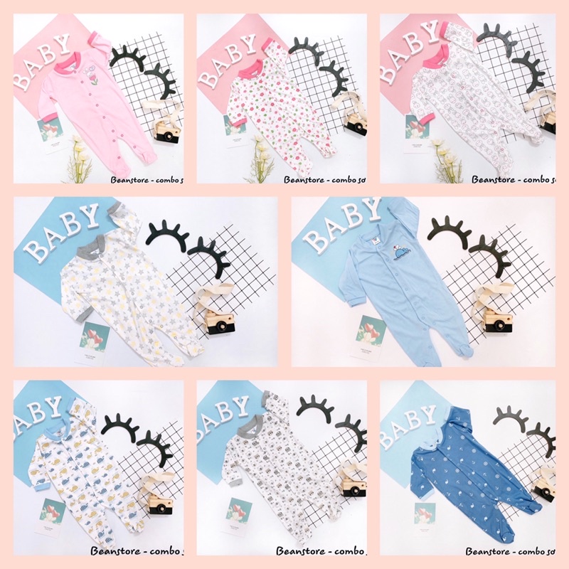 Body liền vớ cotton thái Happy Bears